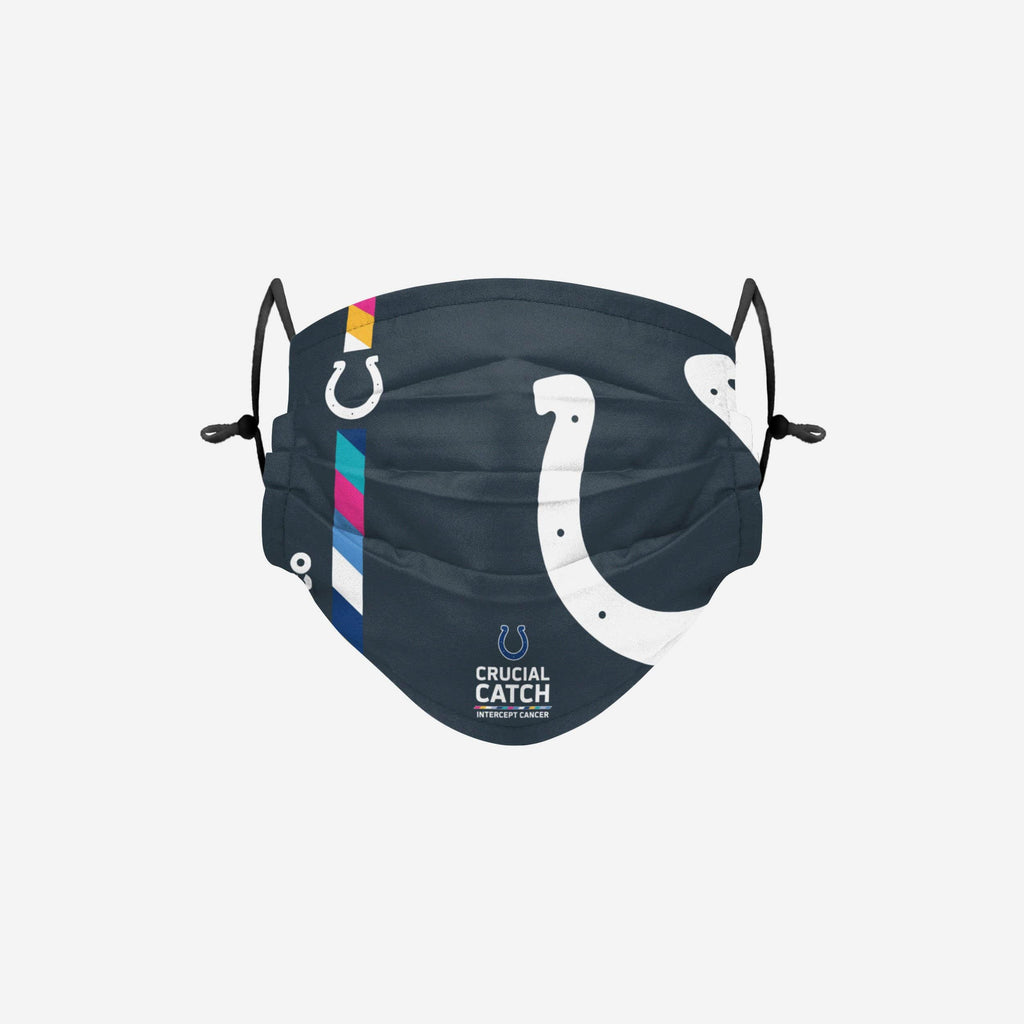 Indianapolis Colts Crucial Catch Adjustable Face Cover FOCO - FOCO.com