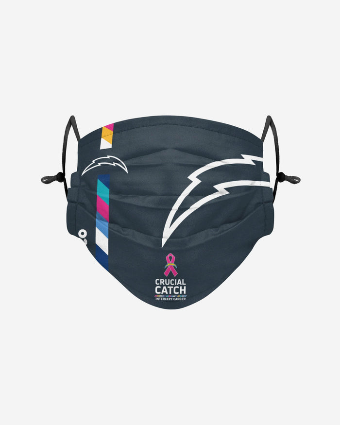 Los Angeles Chargers Crucial Catch Adjustable Face Cover FOCO - FOCO.com