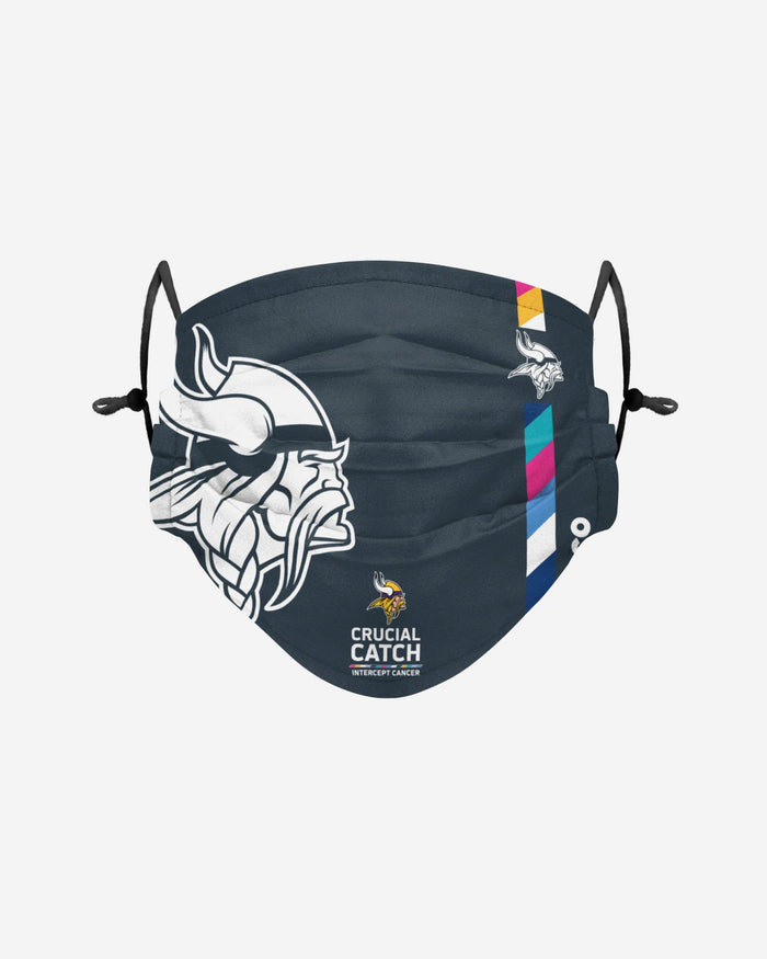 Minnesota Vikings Crucial Catch Adjustable Face Cover FOCO - FOCO.com