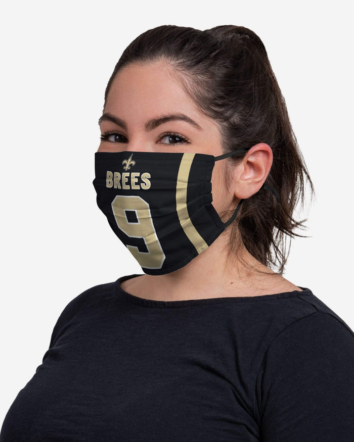 Drew Brees New Orleans Saints Adjustable Face Cover FOCO - FOCO.com