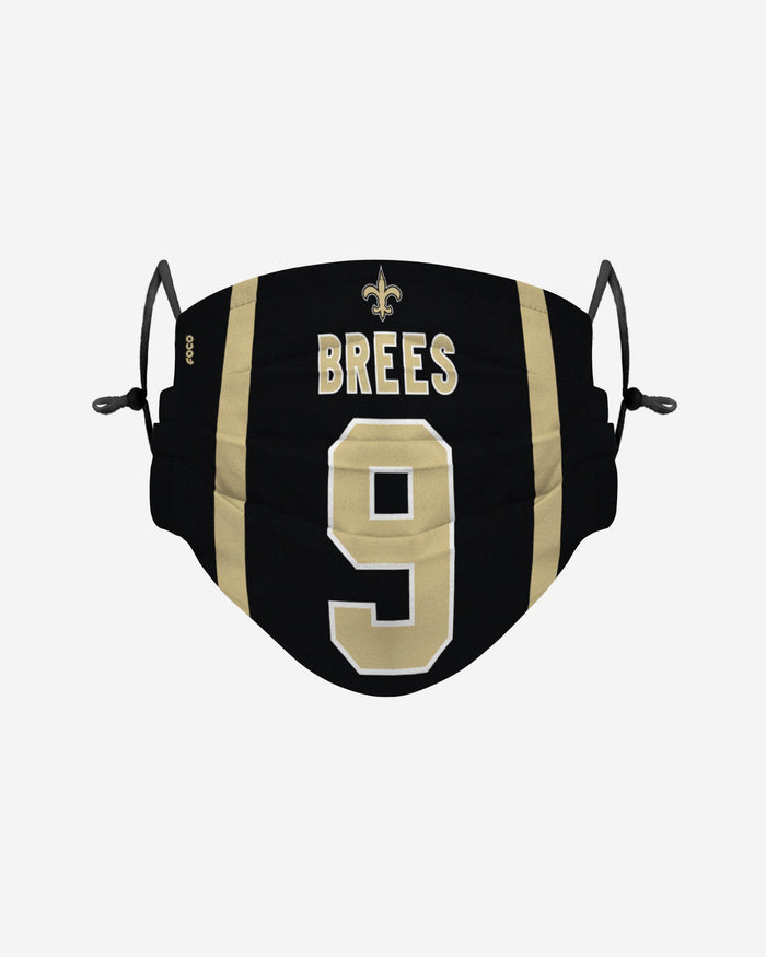 Drew Brees New Orleans Saints Adjustable Face Cover FOCO - FOCO.com
