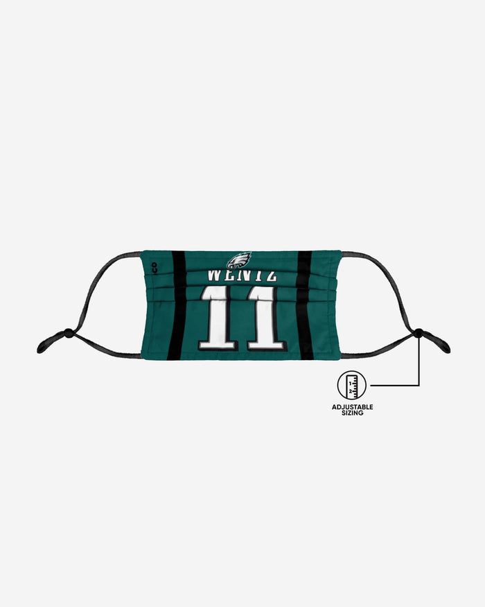 Carson Wentz Philadelphia Eagles Adjustable Face Cover FOCO - FOCO.com