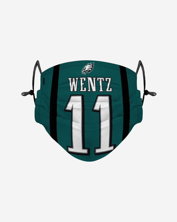 Carson Wentz Philadelphia Eagles Adjustable Face Cover FOCO - FOCO.com