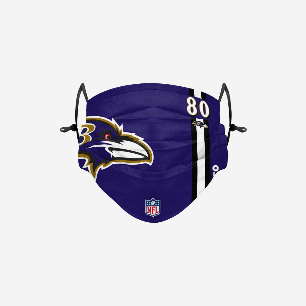 Miles Boykin Baltimore Ravens On-Field Sideline Logo Face Cover FOCO - FOCO.com