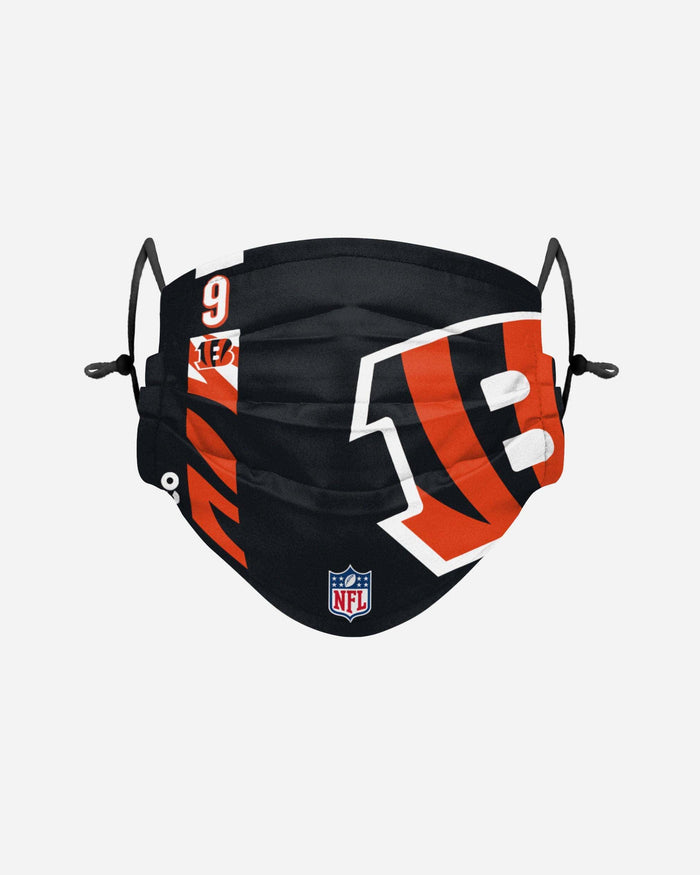 Joe Burrow Cincinnati Bengals On-Field Sideline Logo Face Cover FOCO - FOCO.com