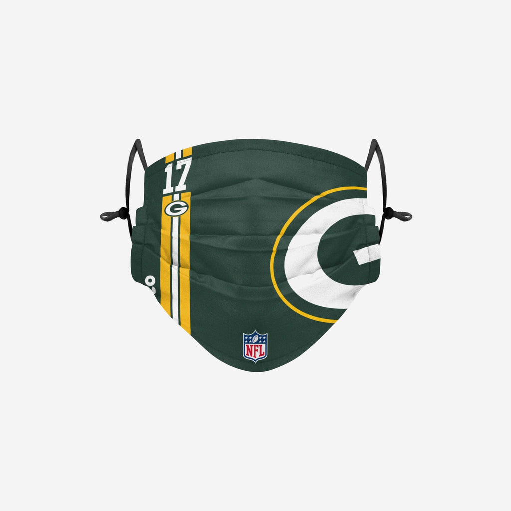 Davante Adams Green Bay Packers On-Field Sideline Logo Face Cover FOCO - FOCO.com
