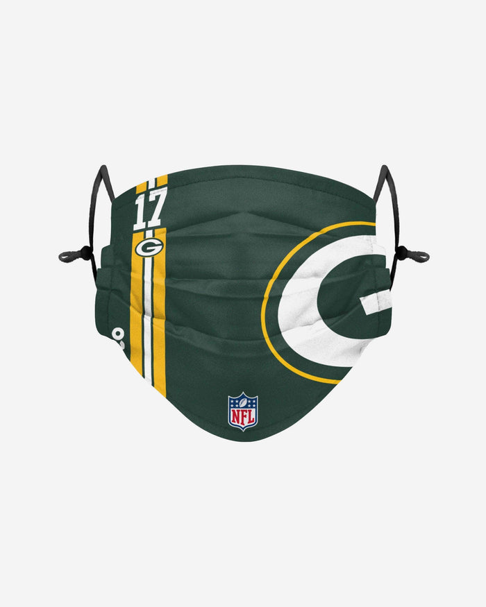 Davante Adams Green Bay Packers On-Field Sideline Logo Face Cover FOCO - FOCO.com