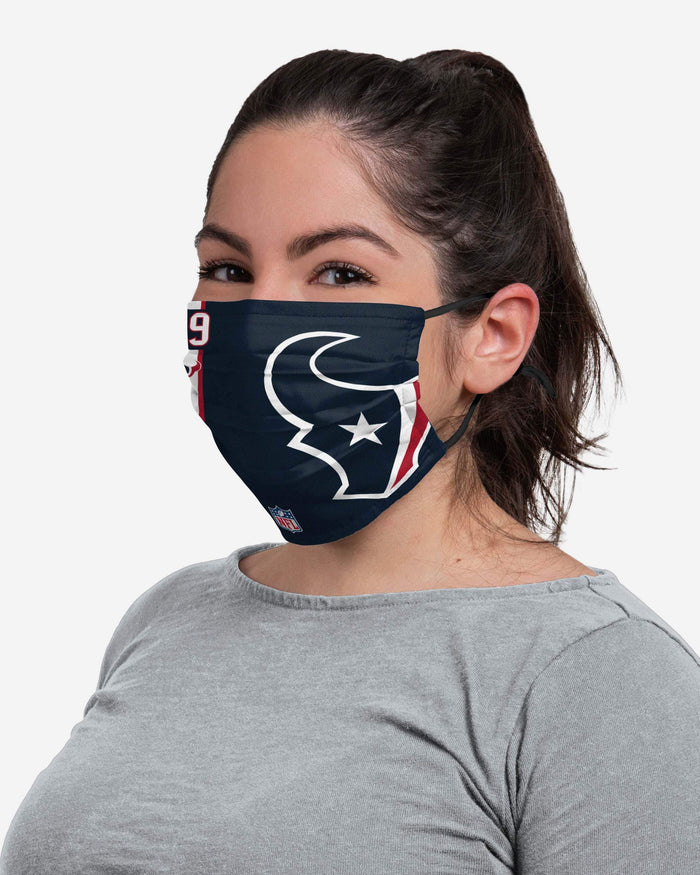 JJ Watt Houston Texans On-Field Sideline Logo Face Cover FOCO - FOCO.com