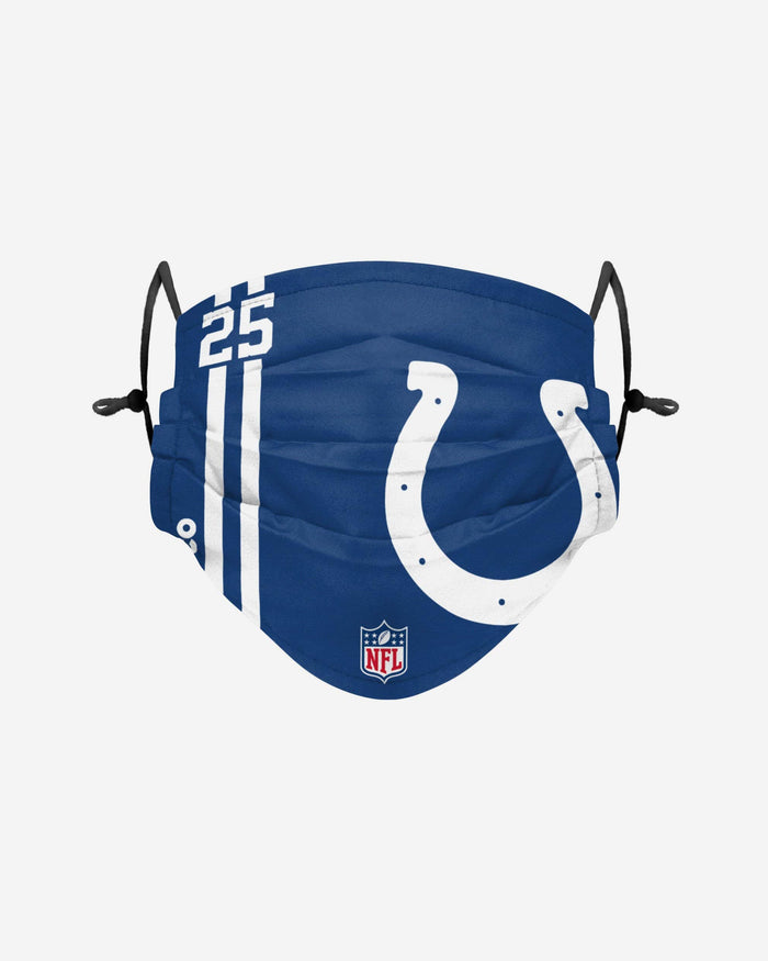 Marlon Mack Indianapolis Colts On-Field Sideline Logo Face Cover FOCO - FOCO.com