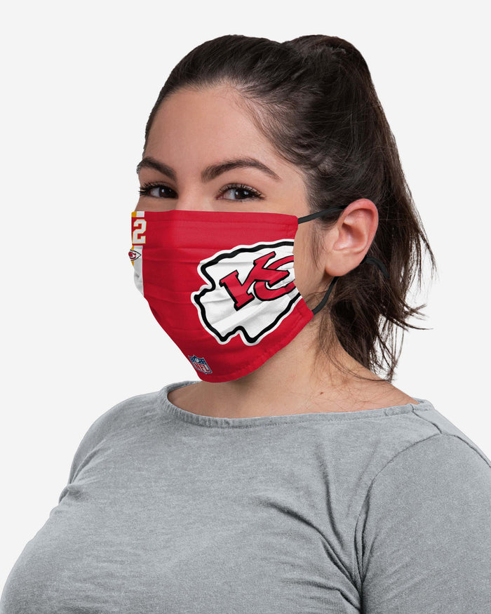 Tyrann Mathieu Kansas City Chiefs On-Field Sideline Logo Face Cover FOCO - FOCO.com