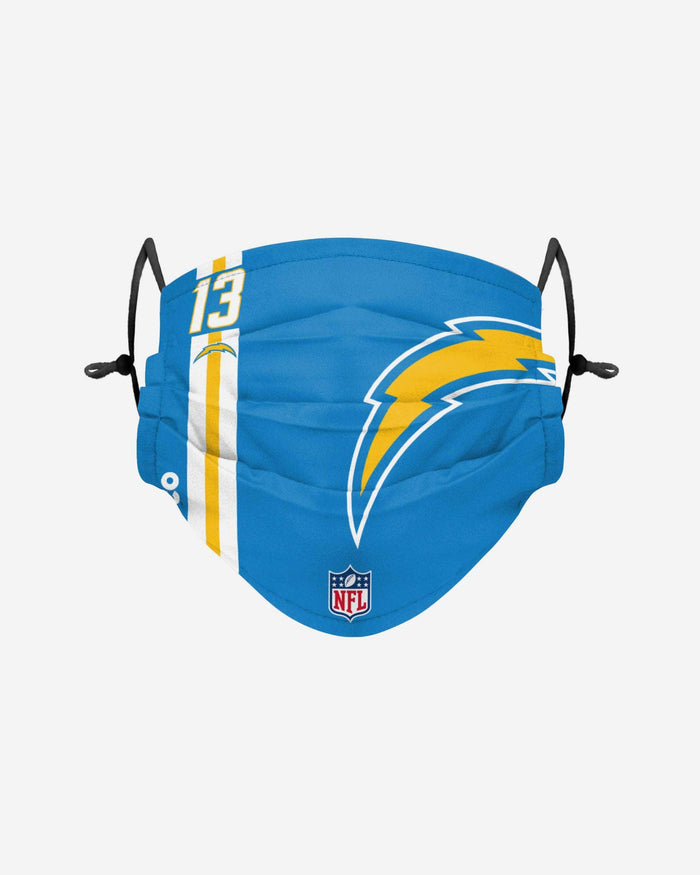 Keenan Allen Los Angeles Chargers On-Field Sideline Logo Face Cover FOCO - FOCO.com