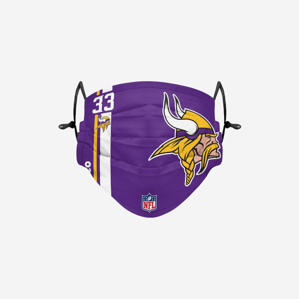 Dalvin Cook Minnesota Vikings On-Field Sideline Logo Face Cover FOCO - FOCO.com