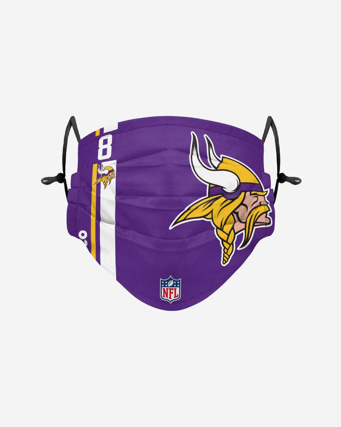 Kirk Cousins Minnesota Vikings On-Field Sideline Logo Face Cover FOCO - FOCO.com