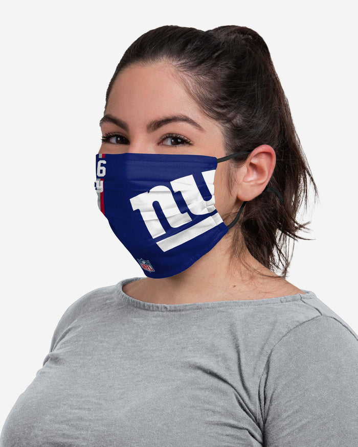 Saquon Barkley New York Giants On-Field Sideline Logo Face Cover FOCO - FOCO.com