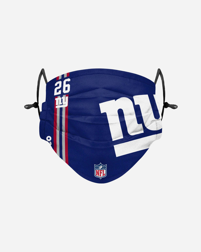Saquon Barkley New York Giants On-Field Sideline Logo Face Cover FOCO Adult - FOCO.com