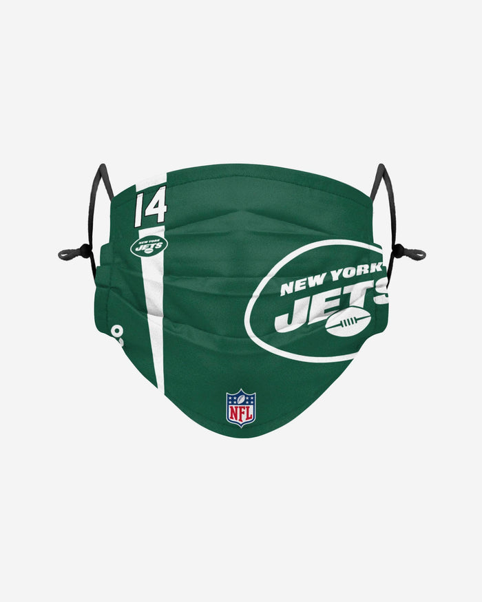 Sam Darnold New York Jets On-Field Sideline Logo Face Cover FOCO - FOCO.com