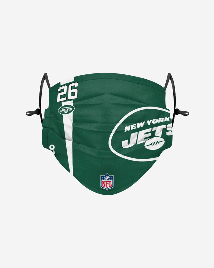 Le'Veon Bell New York Jets On-Field Sideline Logo Face Cover FOCO - FOCO.com