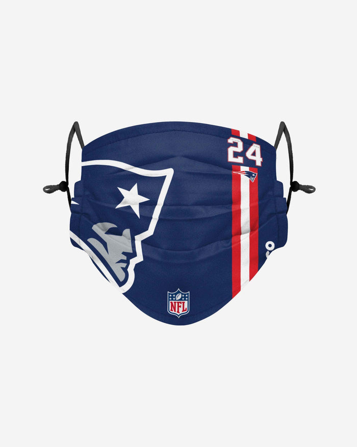 Stephon Gilmore New England Patriots On-Field Sideline Logo Face Cover FOCO - FOCO.com
