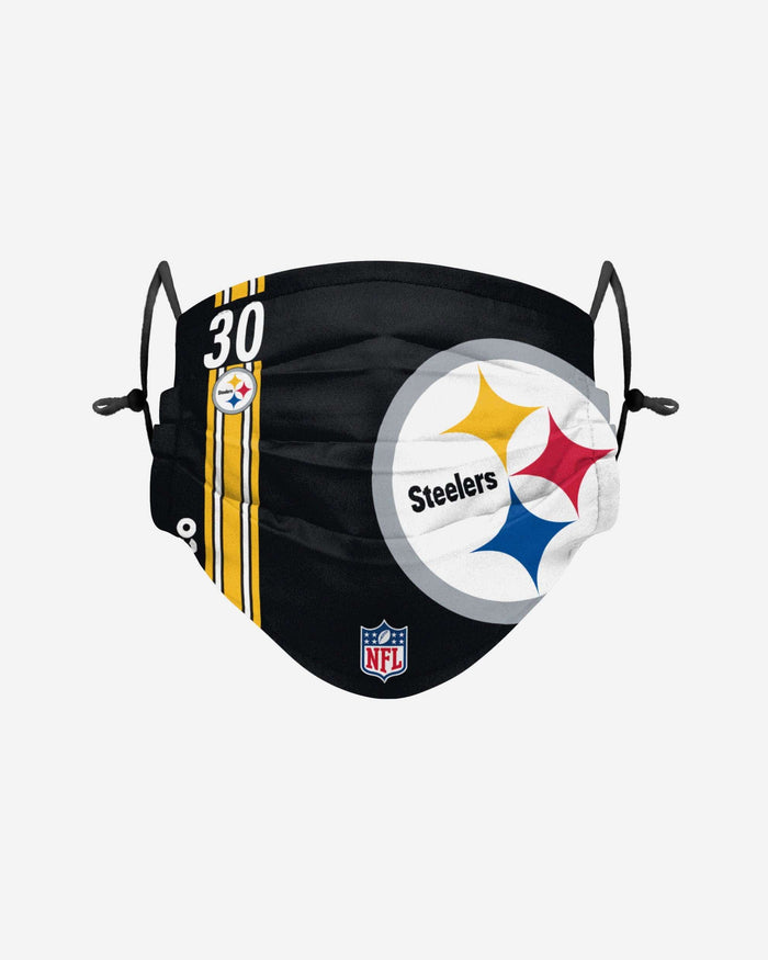 James Conner Pittsburgh Steelers On-Field Sideline Logo Face Cover FOCO - FOCO.com