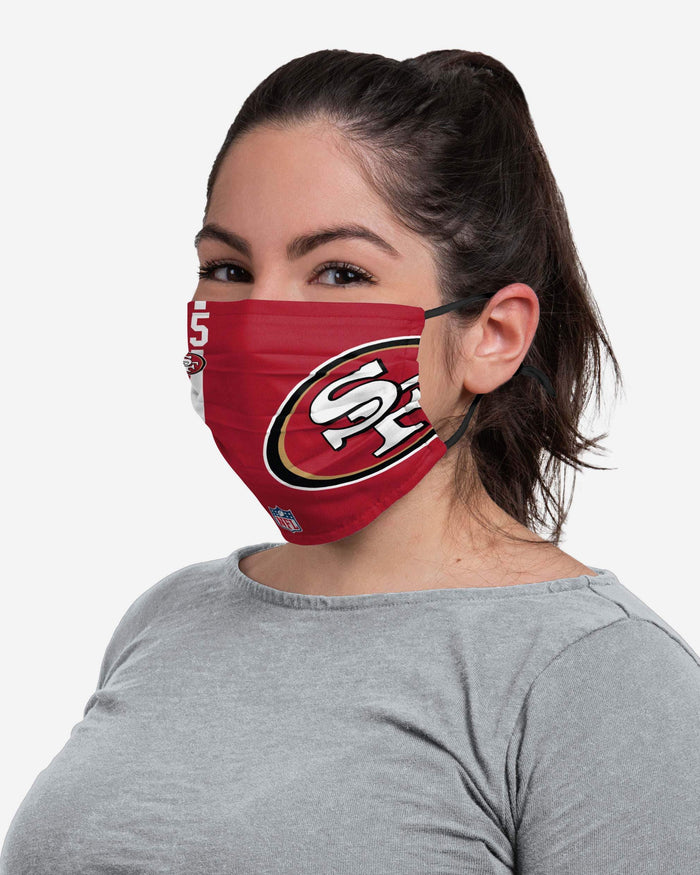 Richard Sherman San Francisco 49ers On-Field Sideline Logo Face Cover FOCO - FOCO.com