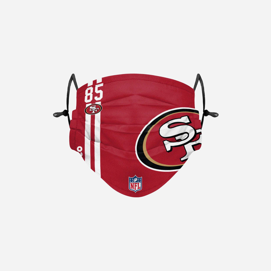 George Kittle San Francisco 49ers On-Field Sideline Logo Face Cover FOCO Adult - FOCO.com
