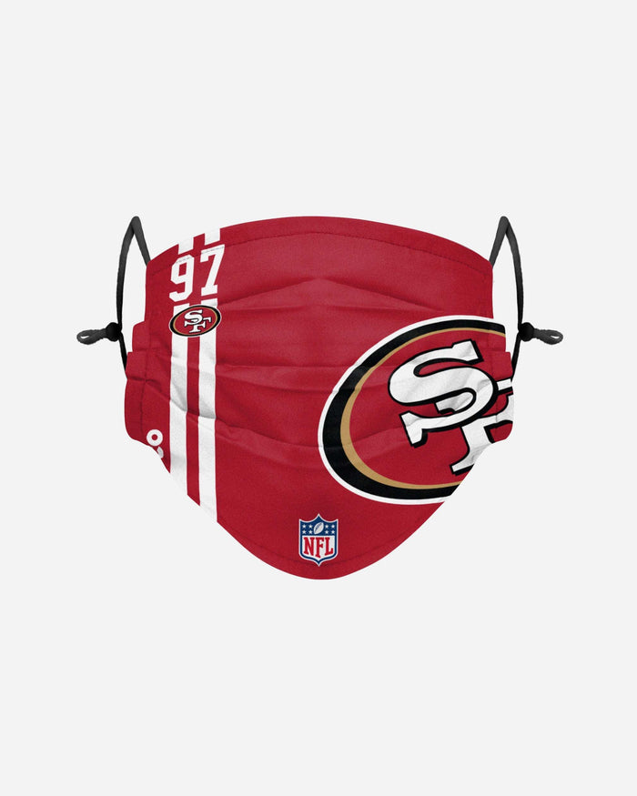 Nick Bosa San Francisco 49ers On-Field Sideline Logo Face Cover FOCO - FOCO.com