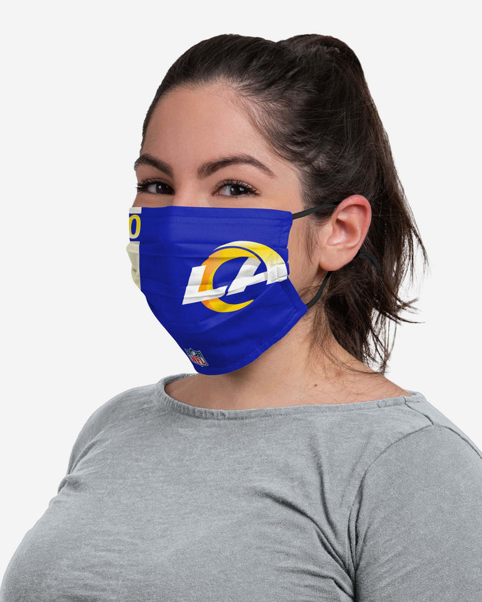 Cooper Kupp Los Angeles Rams On-Field Sideline Logo Face Cover FOCO - FOCO.com