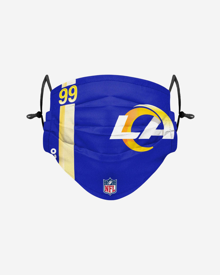 Aaron Donald Los Angeles Rams On-Field Sideline Logo Face Cover FOCO - FOCO.com