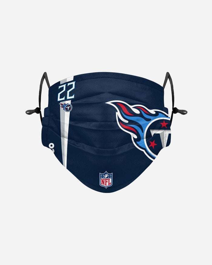 Derrick Henry Tennessee Titans On-Field Sideline Logo Face Cover FOCO - FOCO.com
