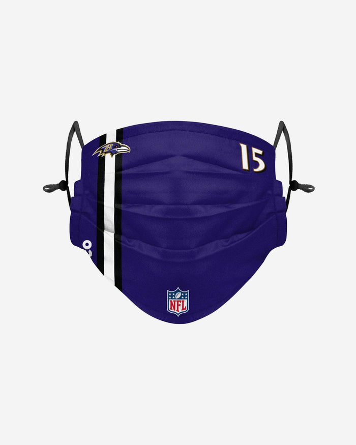 Marquise Brown Baltimore Ravens On-Field Sideline Face Cover FOCO - FOCO.com