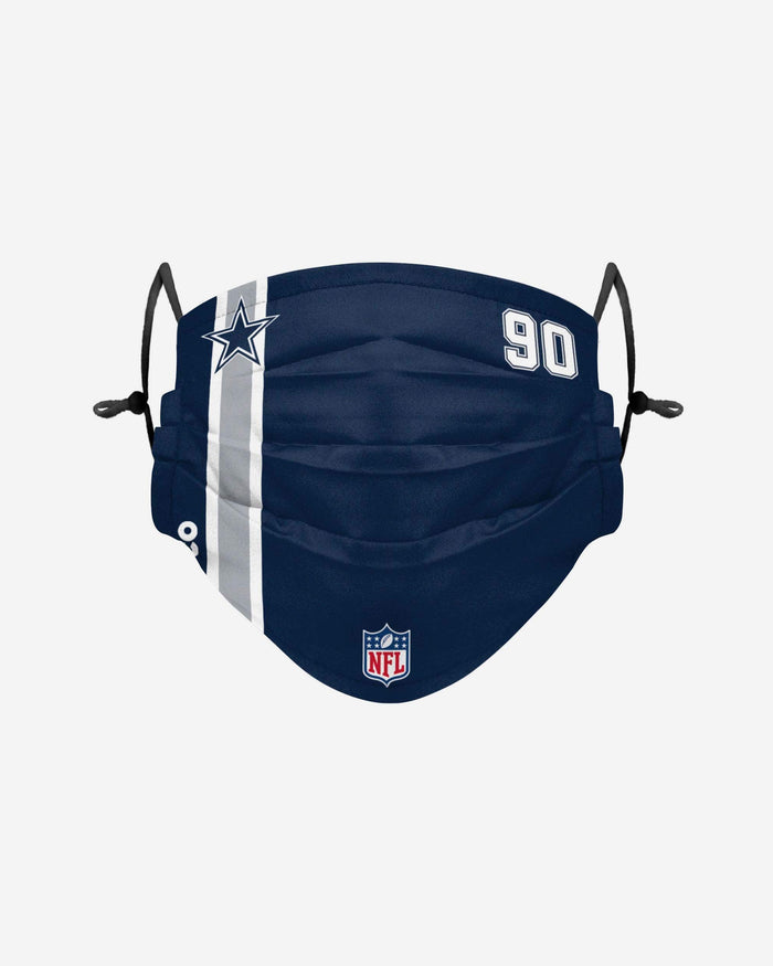 Demarcus Lawrence Dallas Cowboys On-Field Sideline Face Cover FOCO - FOCO.com
