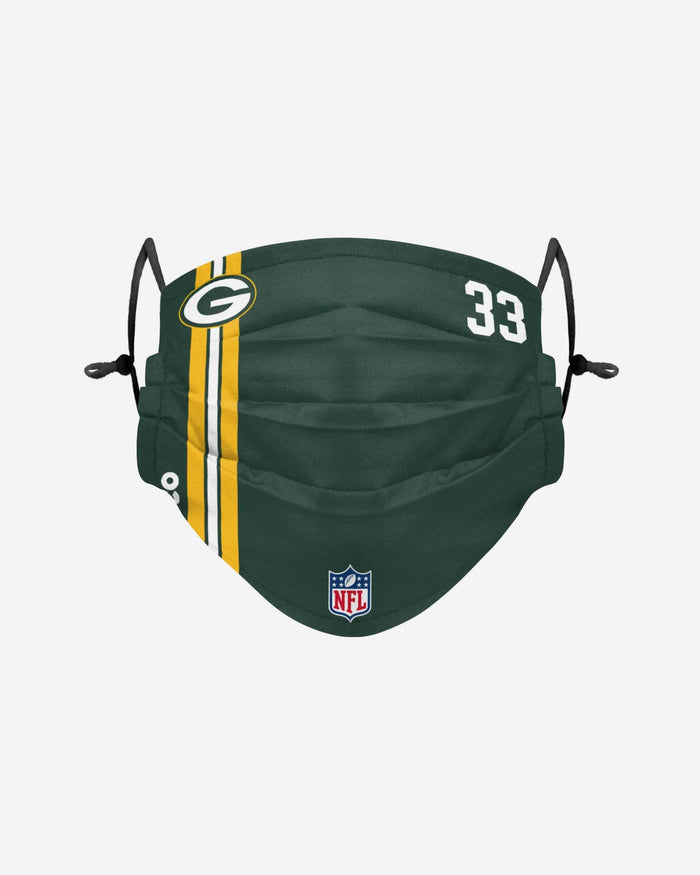 Aaron Jones Green Bay Packers On-Field Sideline Face Cover FOCO - FOCO.com