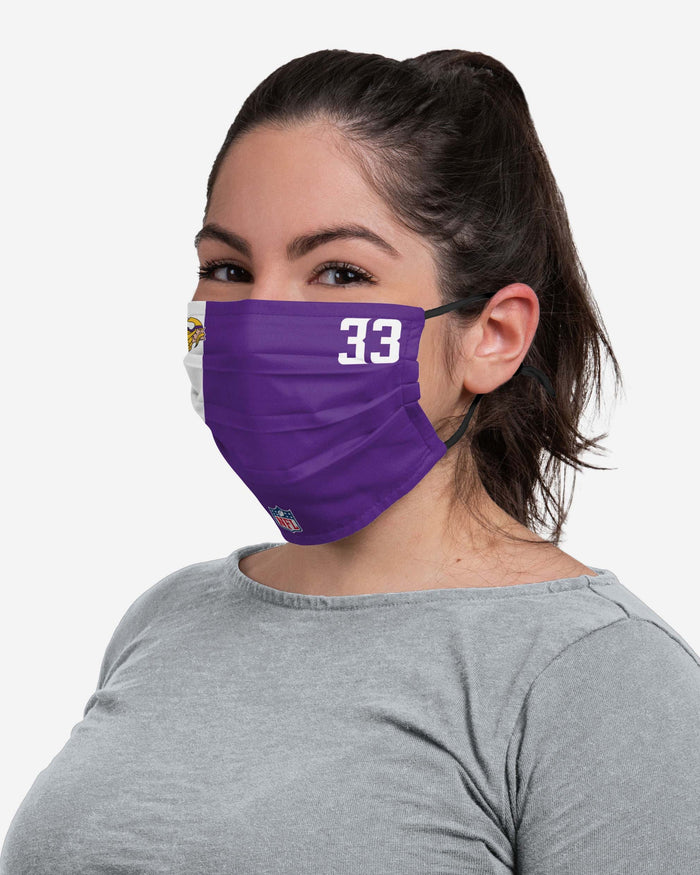 Dalvin Cook Minnesota Vikings On-Field Sideline Face Cover FOCO - FOCO.com