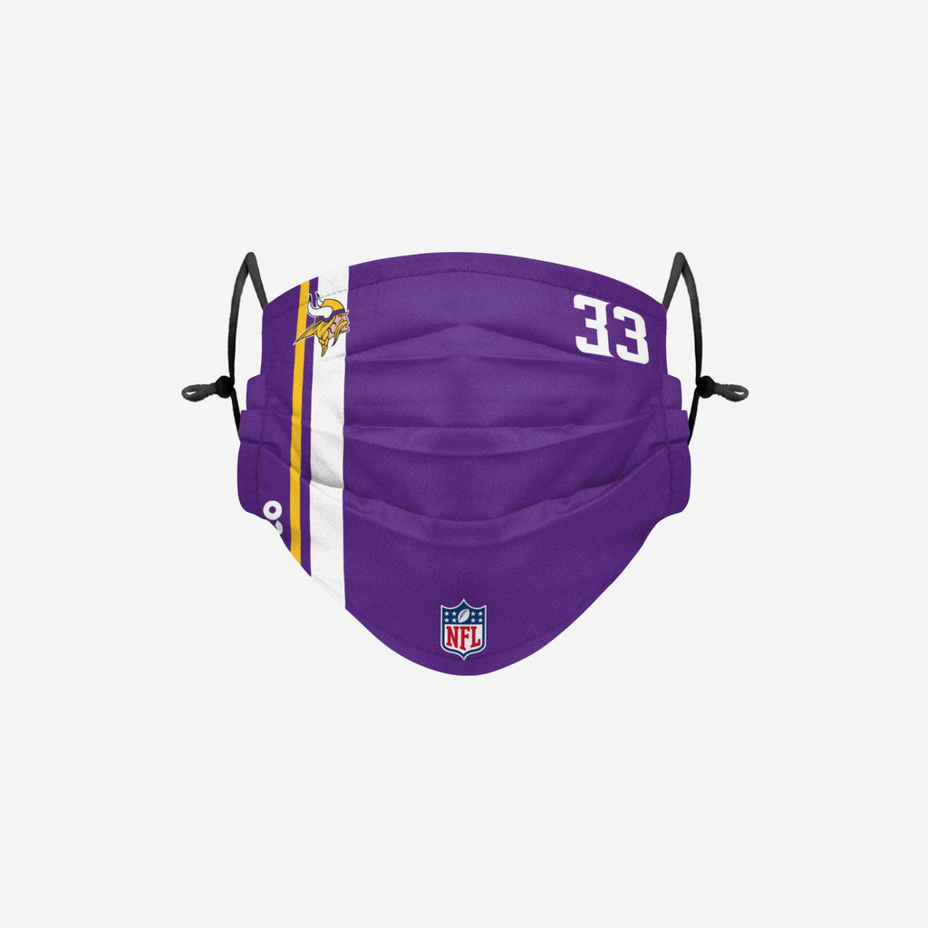 Dalvin Cook Minnesota Vikings On-Field Sideline Face Cover FOCO - FOCO.com