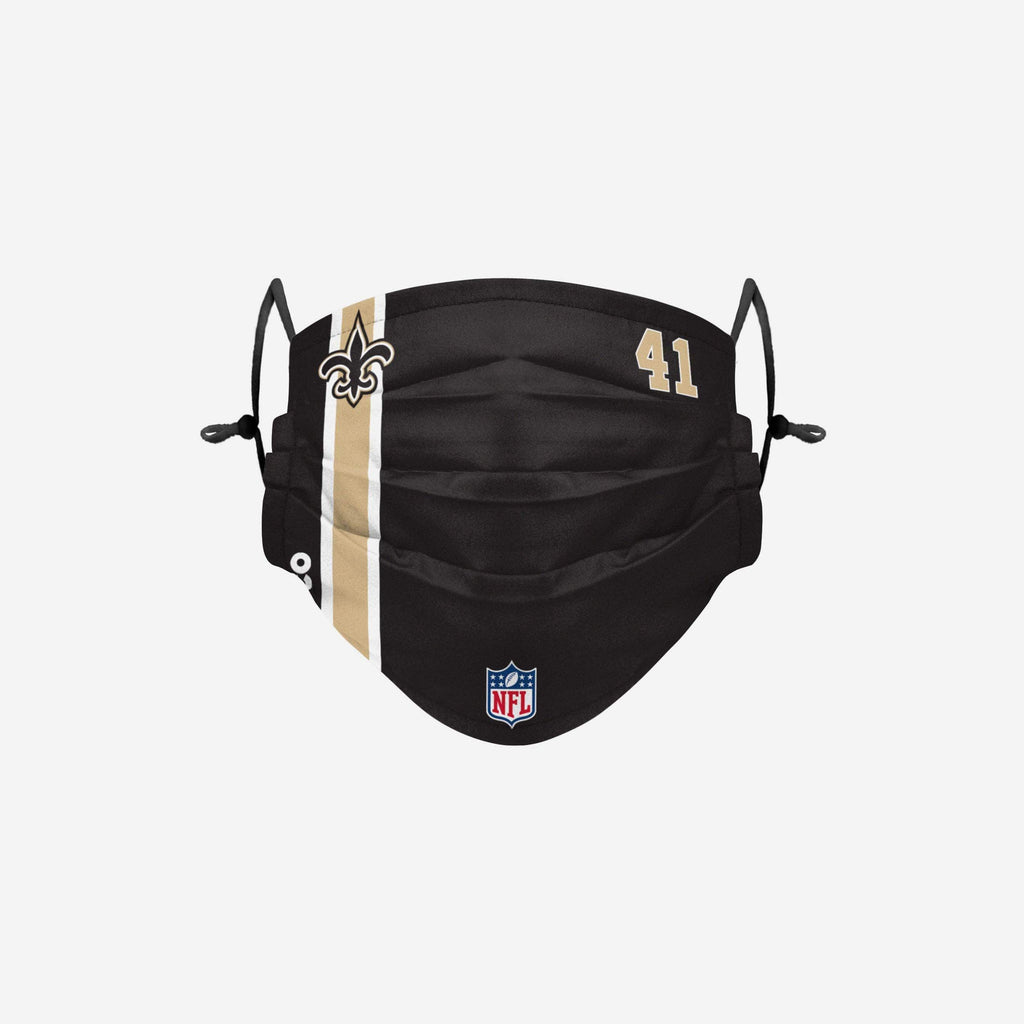 Alvin Kamara New Orleans Saints On-Field Sideline Face Cover FOCO - FOCO.com