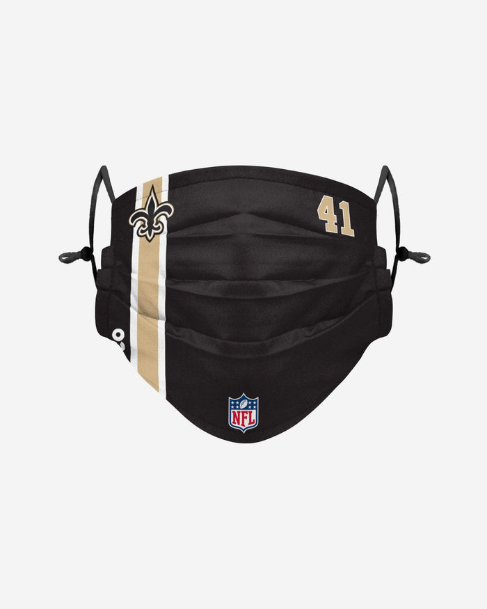Alvin Kamara New Orleans Saints On-Field Sideline Face Cover FOCO - FOCO.com
