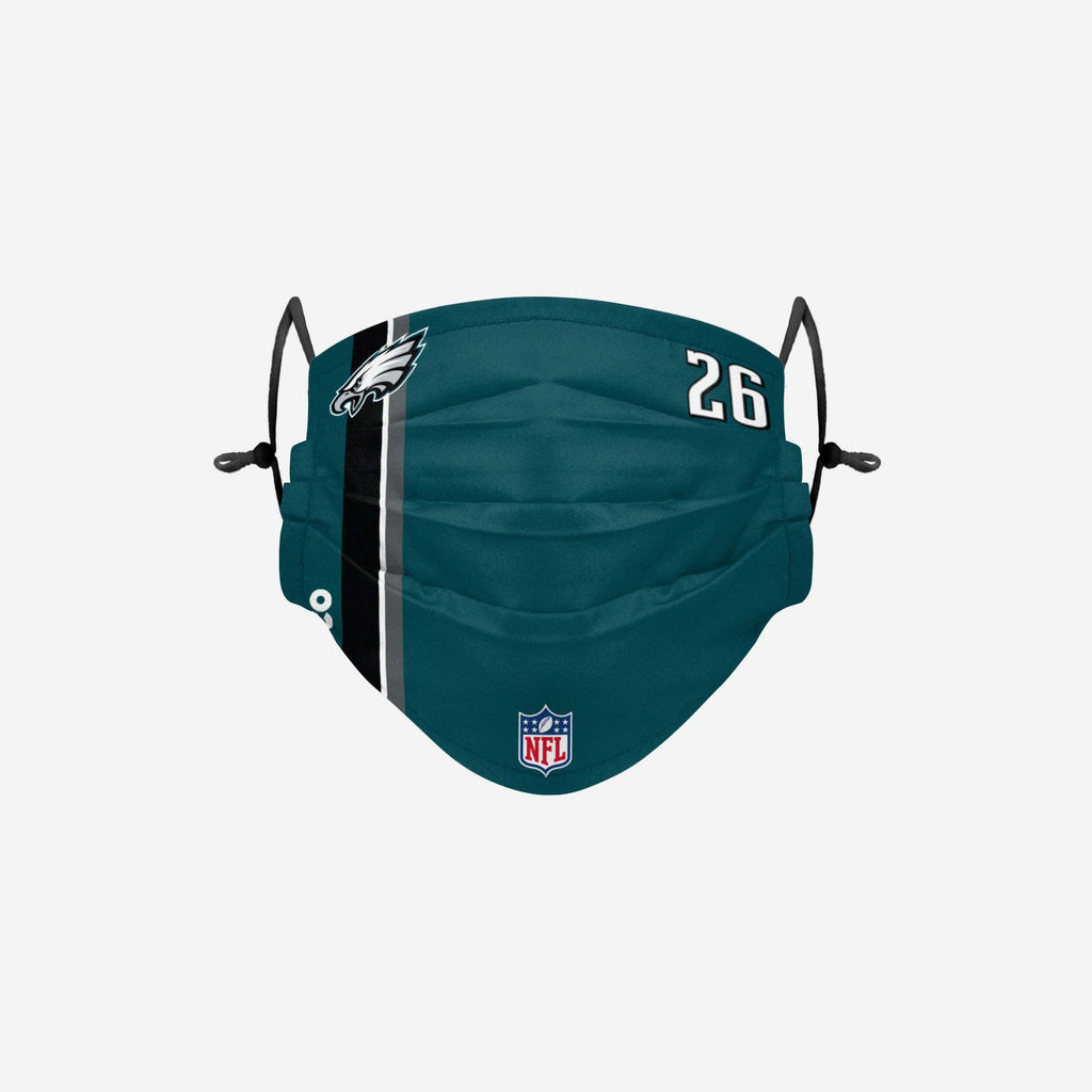 Miles Sanders Philadelphia Eagles On-Field Sideline Face Cover FOCO - FOCO.com