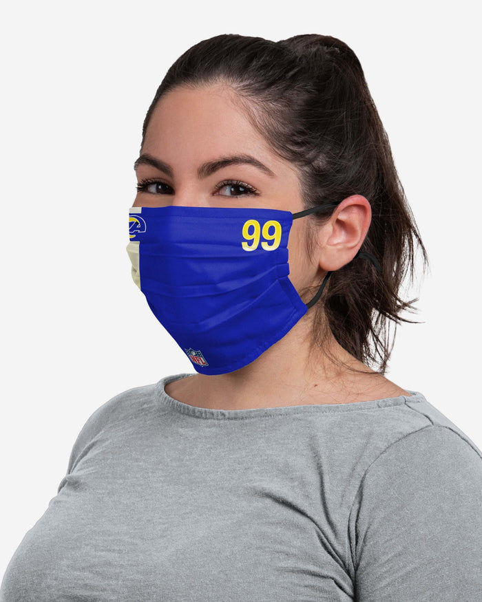 Aaron Donald Los Angeles Rams On-Field Sideline Face Cover FOCO - FOCO.com