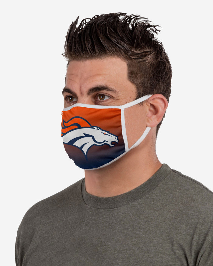 Denver Broncos Printed 2 Pack Face Cover FOCO - FOCO.com