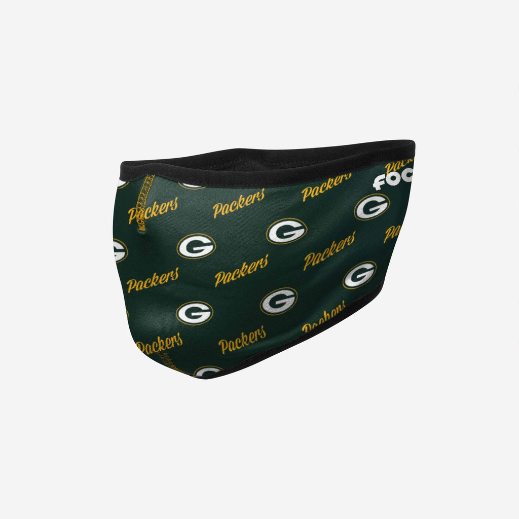 Green Bay Packers Repeat Script Earband Face Cover FOCO - FOCO.com