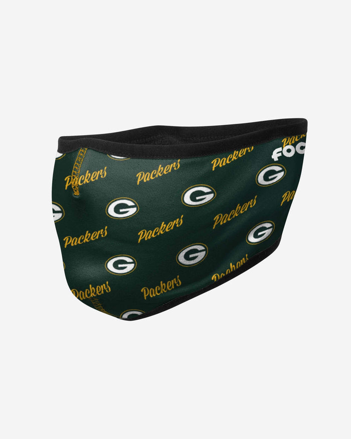 Green Bay Packers Repeat Script Earband Face Cover FOCO - FOCO.com