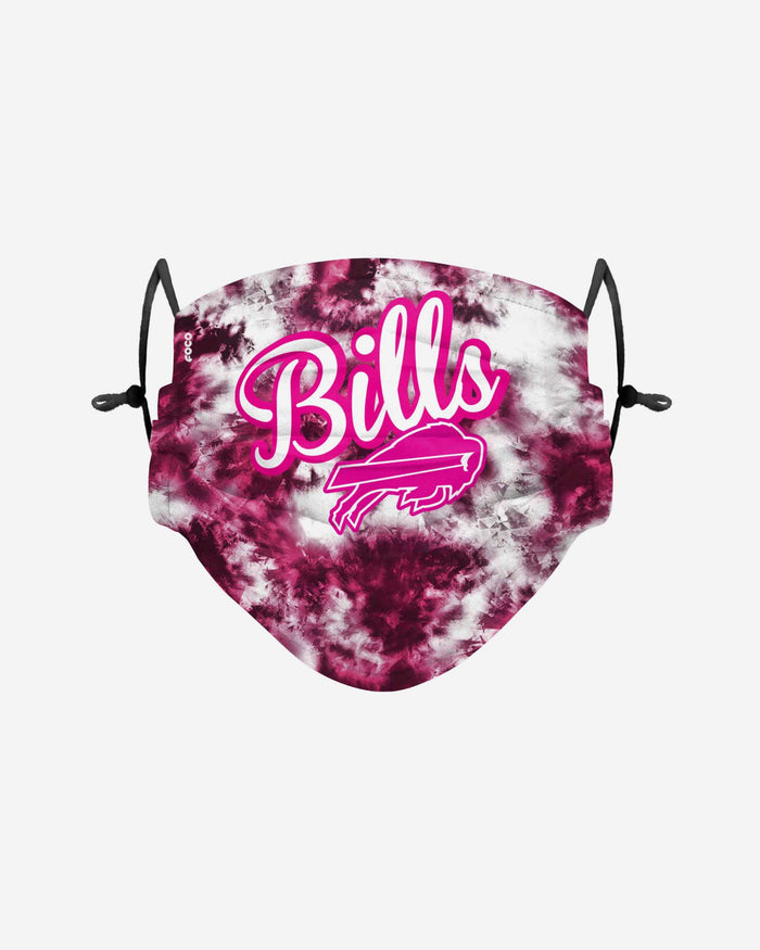 Buffalo Bills Pink Tie-Dye Adjustable Face Cover FOCO - FOCO.com