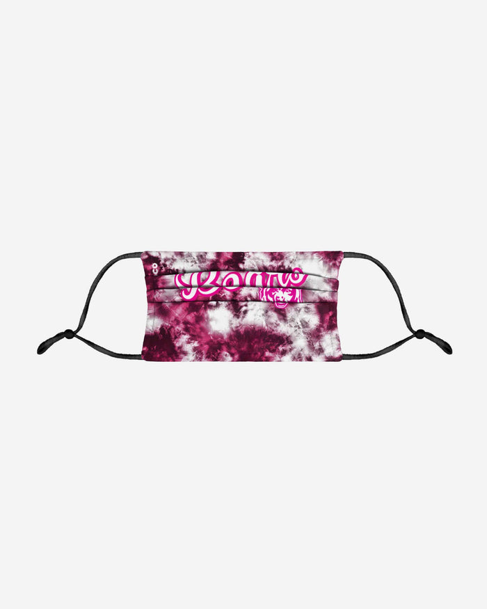 Chicago Bears Pink Tie-Dye Adjustable Face Cover FOCO - FOCO.com