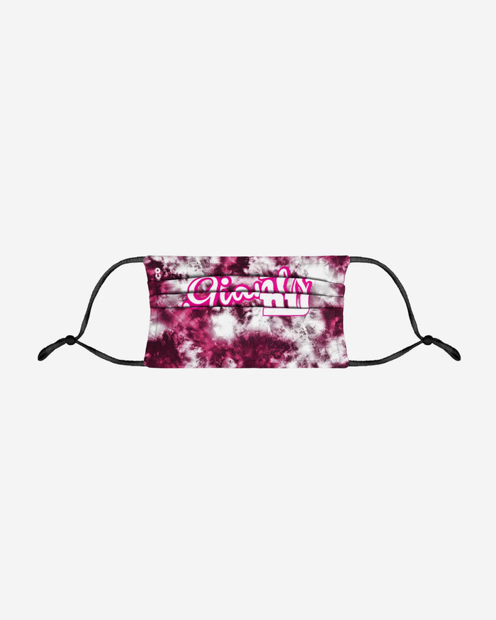 New York Giants Pink Tie-Dye Adjustable Face Cover FOCO - FOCO.com