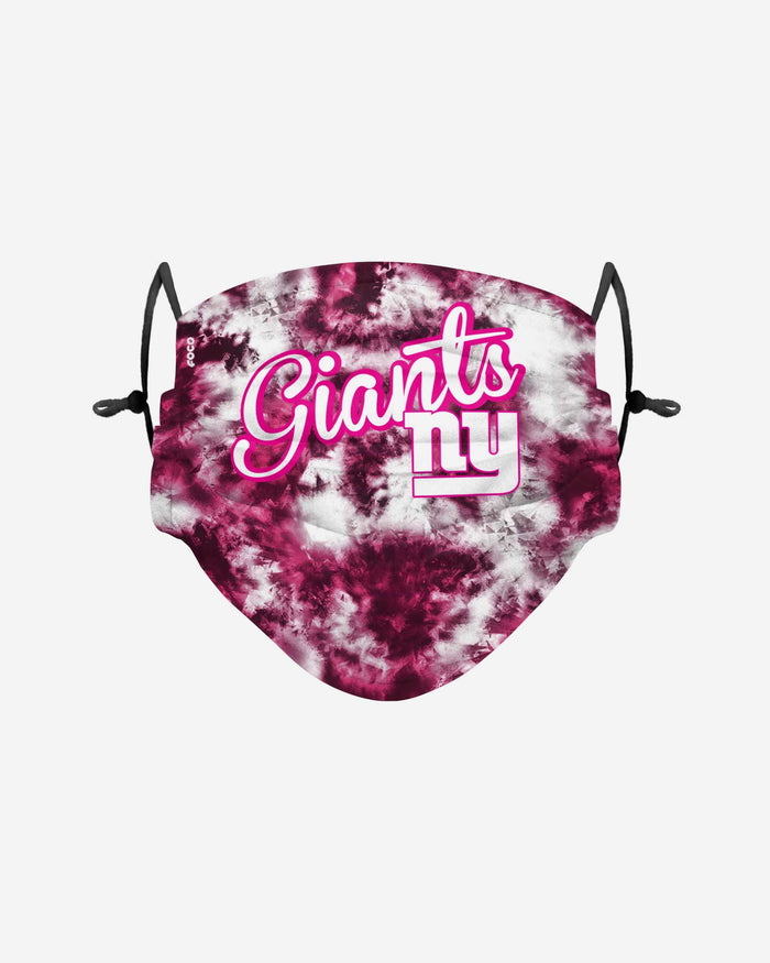 New York Giants Pink Tie-Dye Adjustable Face Cover FOCO - FOCO.com