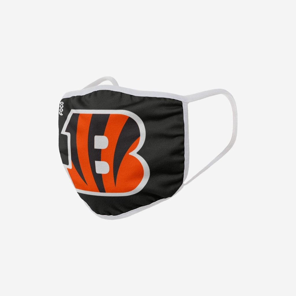 Cincinnati Bengals Solid Big Logo Face Cover FOCO - FOCO.com
