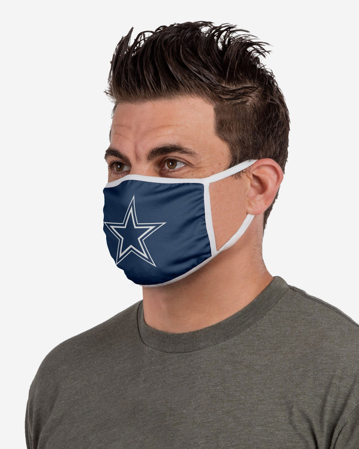 Dallas Cowboys Solid Big Logo Face Cover FOCO - FOCO.com
