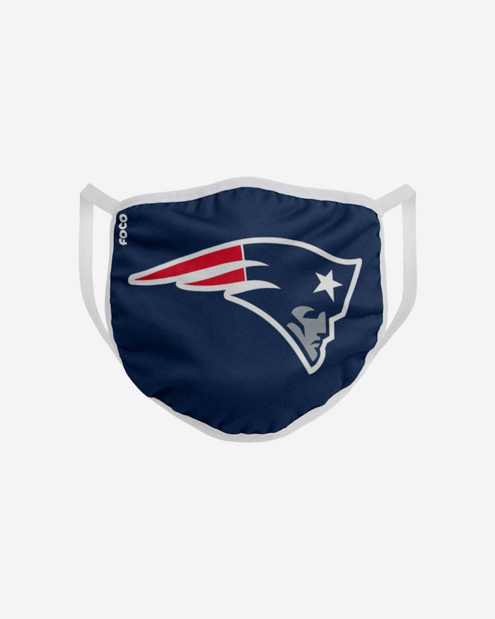 New England Patriots Solid Big Logo Face Cover FOCO - FOCO.com