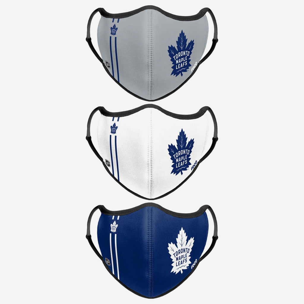 Toronto Maple Leafs Sport 3 Pack Face Cover FOCO - FOCO.com