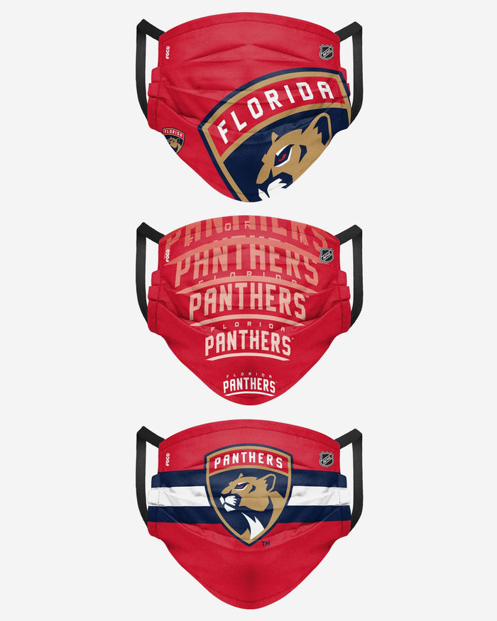 Florida Panthers Matchday 3 Pack Face Cover FOCO - FOCO.com